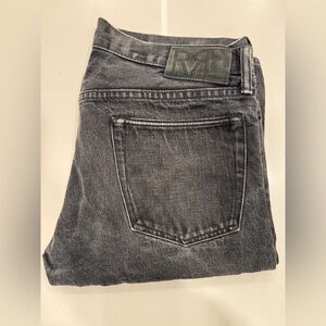 Double RL Men's Slim Fit Charcoal Jeans